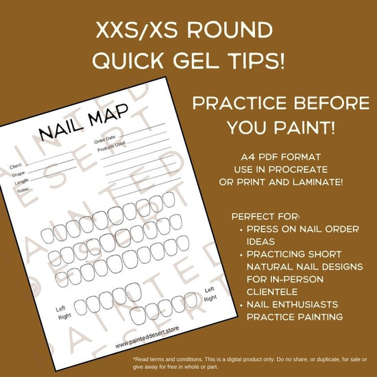 XXS/XS Round Nail Map