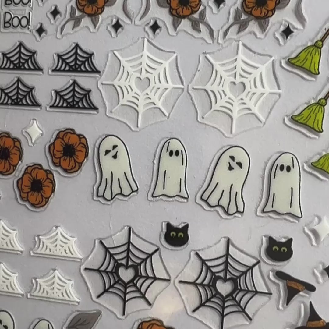 Halloween Nail Art Stickers 2024 *MATURE