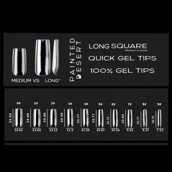 Long Square Quick Gel Tips