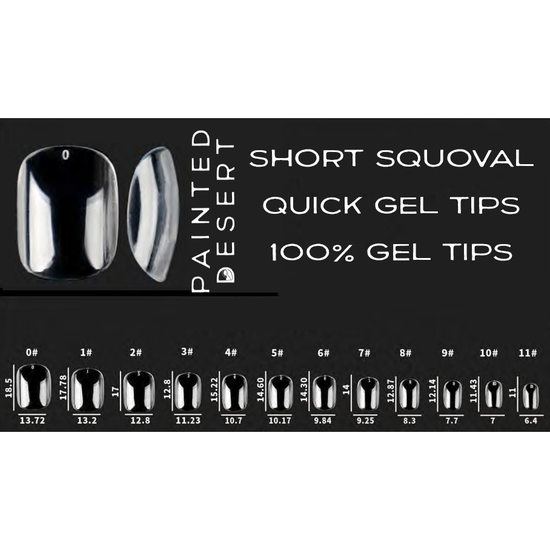 Load image into Gallery viewer, Short Squoval Quick Gel Tips
