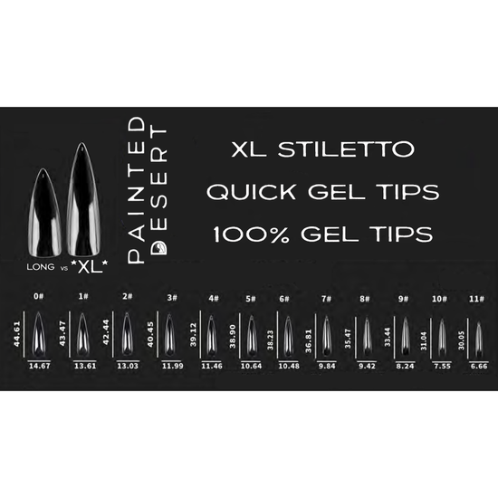 XL Stiletto Quick Gel Tips