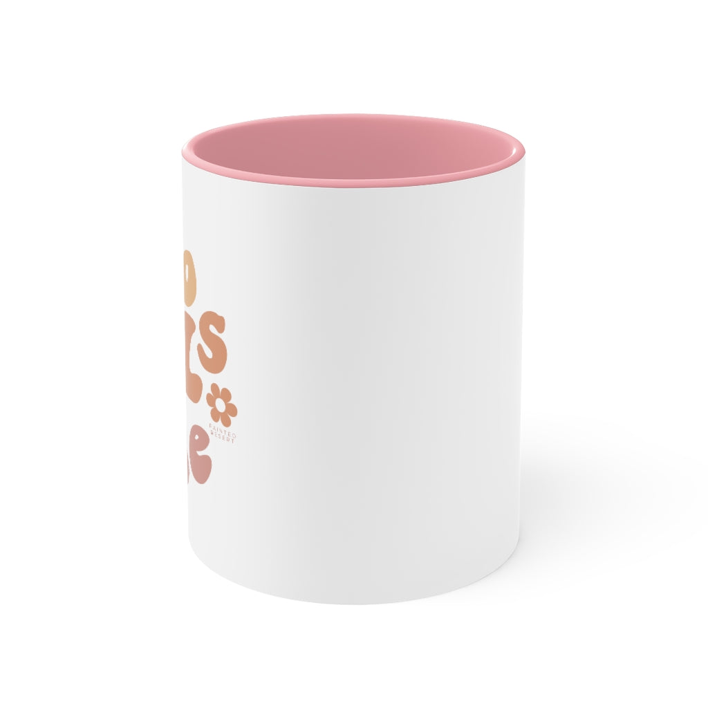 Pink Vibes Accent Mug