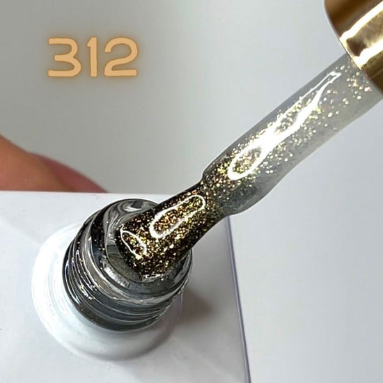 Load image into Gallery viewer, Glitter Steel Top Coat 312
